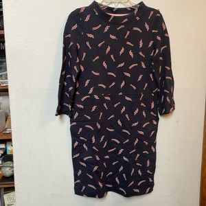 Boden sweatshirt dress lightning bolt shooting star
